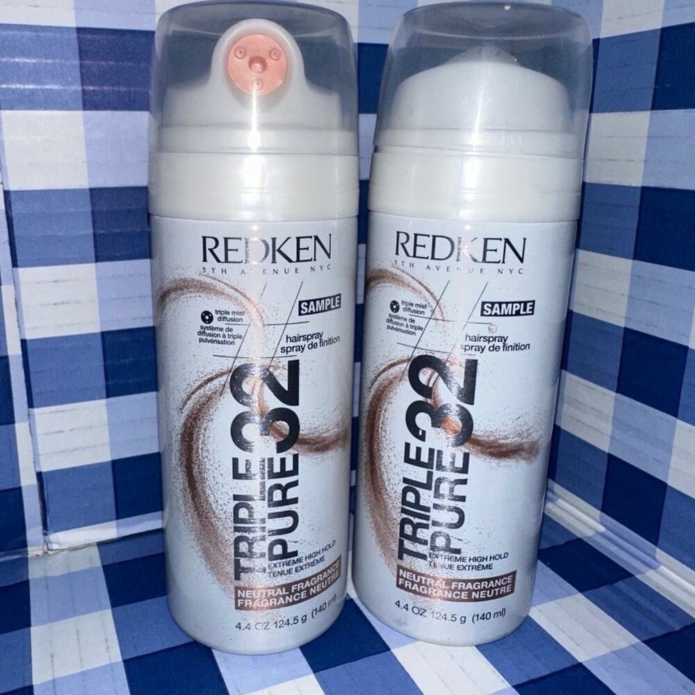 Redken Triple Pure 32 Hairspray Extreme High Hold Neutral Fragrance travel